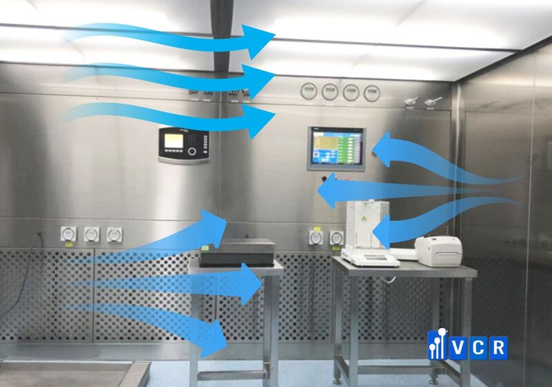 Dòng khí rối tại vùng cân Dispensing Booth: Các vị trí cần kiểm tra